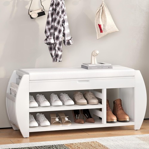 Entryway storage bench - bench, shoe