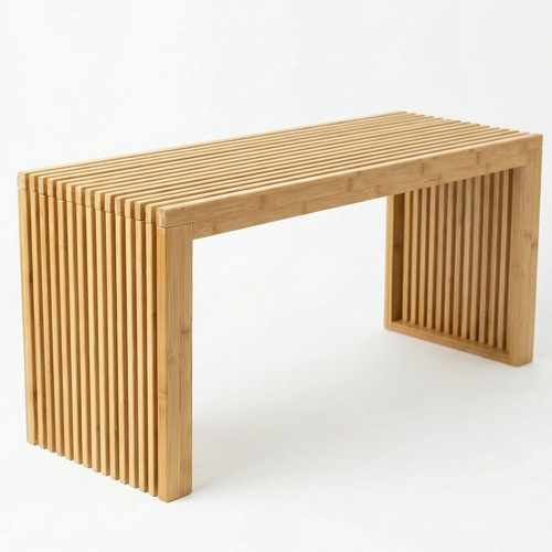 Inch bamboo wooden bench - inch,